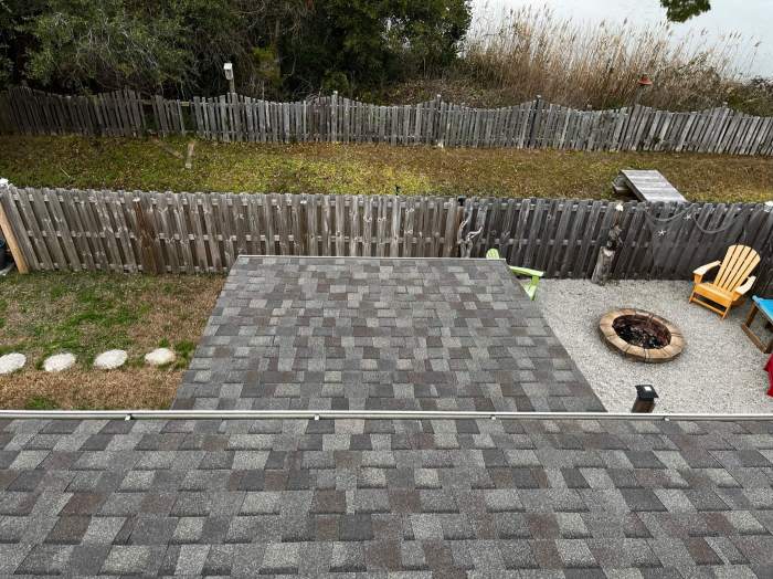 Roof repair cost less than insurance estimate